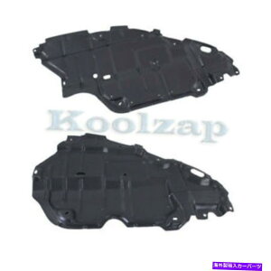 GWJo[ 07-11̃JnCubhtgGWXvbVV[hJo[̉̍EyA For 07-11 Camry & Hybrid Front Engine Splash Shield Under Cover Left Right PAIR
