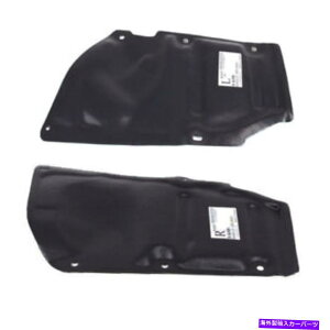GWJo[ CT200H̏ꍇAvEXVAXBAE^[GWXvbVV[hJo[LH+RHZbgyA For CT200h, Prius V, xB Outer Engine Splash Shield Under Cover LH+RH SET PAIR