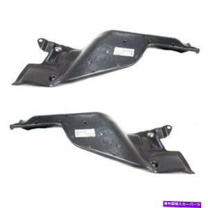 GWJo[ 08-11CvUtgGWXvbVV[hJo[K[hLH+RHZbgyA For 08-11 Impreza Front Engine Splash Shield Under Cover Guard LH+RH SET PAIR