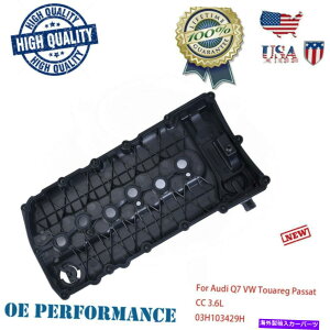 �G���W���J�o�[ 06-17�̃o���u�J�o�[�ƃK�X�P�b�g�A�E�f�BQ7 VW CC PASSAT TOUAREG 3.6L 03H103429H Valve Cover & Gasket for 06-17 Audi Q7 VW CC Passat Touareg 3.6L 03H103429H