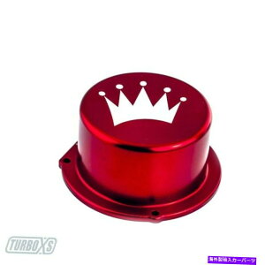 GWJo[ XoWRXrbgA~jE^|vJo[p̃^[{XS 15-16 -RED Turbo XS 15-16 for Subaru WRX Billet Aluminum Vacuum Pump Cover - Red