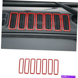 GWJo[ W[vO[JL 2018-2020 ABSɓKbhJ[GWt[hGACbgJo[gtBbg Red Car Engine Hood Air Inlet Cover Trim Fit For Jeep Wrangler JL 2018-2020 ABS
