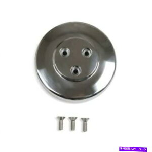 GWJo[ Holley 97-186 A/CRvbT[v[[Jo[ꂽhXAbvJo[tn[hEFAV Holley 97-186 A/C Compressor Pulley Cover Polished Dress-Up Cover w/Hardware NEW