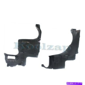 GWJo[ 00-01 MPVtgtF_[GWXvbVV[hJo[EyAZbg̉ For 00-01 MPV Front Fender Engine Splash Shield Under Cover Left Right PAIR SET