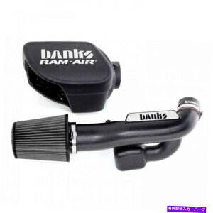 US�G�A�C���e�[�N �C���i�[�_�N�g �o���N�X41837-D�����G�A�z�C�V�X�e���W�[�v�����O���[JK 3.6L�p�̃h���C�t�B���^�[�t�� Banks 41837-D Ram-Air Intake System w/Dry Filter for Jeep Wrangler JK 3.6L