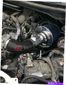 USエアインテーク インナーダクト 2015-2018のブラックブルーエアインテークシステムキットホンダジャズフィット1.5L L4 BLACK BLUE Air Intake System Kit For 2015-2018 Honda Jazz Fit 1.5L L4