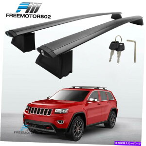 NXo[ tBbg11-21W[vOh`FL[[tbNNXo[וLAtbNL[ Fit 11-21 Jeep Grand Cherokee Roof Rack Cross Bar Luggage Carrier W/ Lock Key