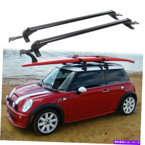 NXo[ ~jN[p[SR53J[gbv[tbNNXo[ݕוו̃bNp for MINI Cooper S R53 Car Top Roof Rack Cross Bar Cargo Luggage Carrier w/ Lock