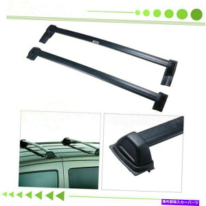 �N���X�o�[ �z���_�G�������g2003-2011�A���~�j�E�����[�t���[�����b�N�N���X�o�[�N���X�o�[�ɓK�� 2Pcs Fits for Honda Element 2003-2011 Aluminum Roof Rail Rack Cross Bar Crossbar�y���s�A���i�z