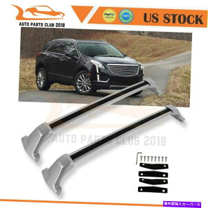 NXo[ 2018-2020̃LfbNXT5[tbNNXo[Zbgוo[ubNLA For 2018-2020 Cadillac XT5 Roof Rack Cross Bar Set Luggage Bar Black Carrier
