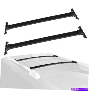 �N���X�o�[ 2017-2019 Toyota 4Runner���[�t���b�N�N���X�o�[�ו��ݕ��u���b�N�L�����A For 2017-2019 Toyota 4Runner Roof Rack Cross Bar Luggage Cargo Black carrier