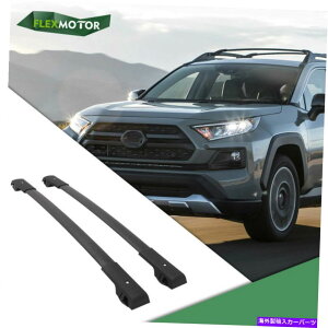 �N���X�o�[ �g���^RAV4�A�h�x���`���[2019-2022���[�t���[�����b�N�ɓK�����u���b�N�A���~�j�E���N���X�o�[ Black Aluminum Cross Bar Fit for Toyota Rav4 Adventure 2019-2022 Roof Rail Rack�y���s�A���i�z