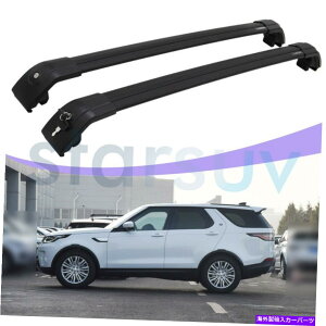 NXo[ h[o[fBXJo[5 2017-2022[tbN[bN\ȃubNNXo[ Black Cross Bar For Land Rover Discovery 5 2017-2022 Roof Rack Rail Lockable