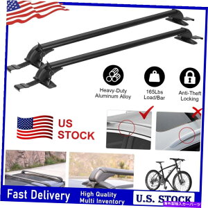 NXo[ jo[Tgbv[tbNNXo[43.3 "וLA\ȃA~jECP Universal Top Roof Rack Cross Bar 43.3" Luggage Carrier Adjustable Aluminum CP