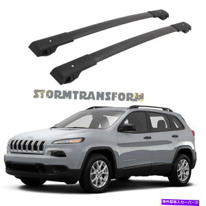 NXo[ W[v`FL[2014-2022ݕו[tbN[̕čXgbNNXo[ US Stock Cross Bars for Jeep Cherokee 2014-2022 Cargo Luggage Roof Rack Rails
