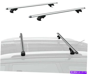 NXo[ 53 "135cm[tbNJ[gbvNXo[וSݕqГh~ 53" 135cm Roof Rack Car Top Cross Bars Luggage Rail Cargo Carrier Anti-theft