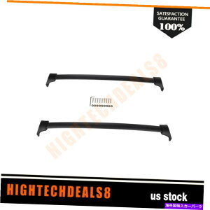 �N���X�o�[ �u���b�N�t�B�b�g2016-2018�z���_�p�C���b�g���[�v���b�N�N���X�o�[�A���~�j�E�����[���L�����A�ݕ� Black Fits 2016-2018 Honda Pilot Roof Rack Cross Bar Aluminum Rail Carrier Cargo�y���s�A���i�z