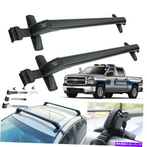 NXo[ jo[TJ[gbv[tbNNXo[39 "וݕL[\ȍ Universal Car Top Roof Rack Cross Bar 39" Luggage Cargo Carrie Adjustable Black