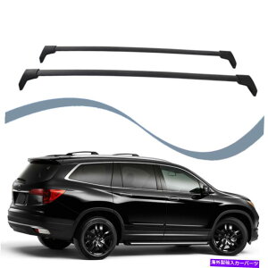 NXo[ 16-22z_pCbgp̃NXo[[t[bNݕLAobO^Ԃ߂̃pCbg Cross Bar Roof Rail Rack for 16 - 22 Honda Pilot for Carrying Cargo Carrier Bag