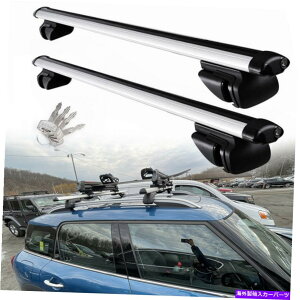 NXo[ ~jN[p[Jg[}̂߂̃[tbNNXo[LA[[tVo[2012-22 Roof Rack Cross Bar Carrier Rail Roof Silver For Mini Cooper Countryman 2012-22