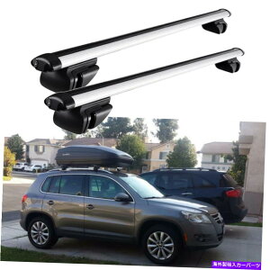 NXo[ VW Tiguan 48 "J[gbv[tbNNXo[ווݕ]ԃLAp For VW Tiguan 48" Car Top Roof Rack Cross Bar Luggage Cargo Bicycle Carrier