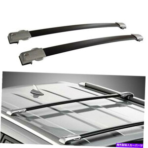 NXo[ 2010N2019ÑNTXGX460̃gbv[tbNNXo[ݕLAubNA~jE Top Roof Rack Cross Bars Cargo Carrier Black Aluminum For 2010-2019 Lexus GX460