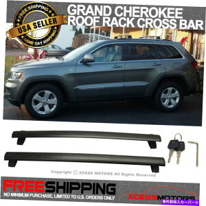 NXo[ tBbg11-21Oh`FL[OEX^C[tbNNXo[וL[bNubN Fits 11-21 Grand Cherokee OE Style Roof Rack Cross Bar Luggage Key Lock Black