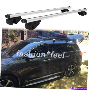 �N���X�o�[ Kia Sorento SUV CAR ROUF RACK CROSS BAR SIDE RALGAGE CARRY CARGO LOCK�p For KIA Sorento SUV Car Roof Rack Cross Bar Side Rail Luggage Carrier Cargo Lock�y���s�A���i�z