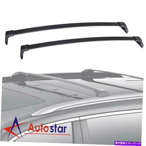 �N���X�o�[ 2x���[�t���b�N���[���N���X�o�[�N���X�o�[�N���X�o�[�ו��L�����A2014-2018 ACURA MDX 2x Roof Rack Rail Cross Bar Crossbars Luggage Carrier For 2014-2018 Acura MDX�y���s�A���i�z