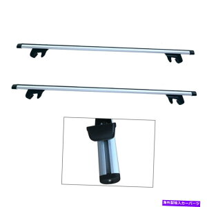 �N���X�o�[ 48 ���j�o�[�T���J�[���[�t���b�N�N���X�o�[�g�b�v�J�[�S�ו��L�����A���[��SUV w/���b�N 48 Universal Car Roof Rack Cross Bar Top Cargo Luggage Carrier Rail SUV w/Lock�y���s�A���i�z