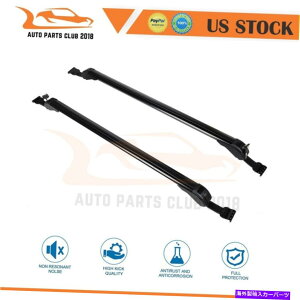 NXo[ 43.3 "ɓK2PĆAjo[TJ[ubNgbv[tbNNXo[וݕLbgɓKĂ܂ 2PCS FIT FOR 43.3"Universal car Black TOP Roof Rack Cross Bars LUGGAGE Cargo Kit