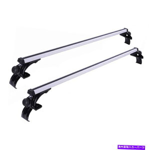 �N���X�o�[ 50 ���j�o�[�T���J�[SUV�g�b�v���[�t���b�N�N���X�o�[�ו��ݕ��L�����A�A���~�j�E�� 50 Universal Car SUV Top Roof Rack Cross Bars Luggage Cargo Carrier Aluminum�y���s�A���i�z