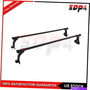 �N���X�o�[ �y�A54 �A���~�j�E�����[�����[�t���b�N�N���X�o�[�L�����A�t���u���b�N�E�H�[�^�[�`���l�� Pair 54 Aluminum Rails Roof Rack Cross Bar Carrier with Black Water Channel�y���s�A���i�z