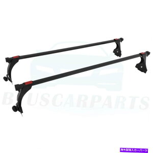 �N���X�o�[ ���[�t���b�N�N���X�o�[����53�C���`�����\�ȉו��L�����A���b�N�͍��ł� Roof Rack Cross Bar To 53 inch Adjustable Luggage Carrier Racks Up Black�y���s�A���i�z