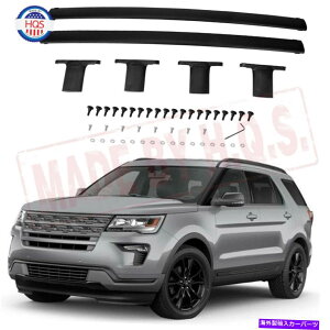 �N���X�o�[ 2016-2018 Ford Explorer�̃g�b�v���[�t���b�N�N���X�o�[�N���X�o�[�ו��L�����A Top Roof Rack Cross Bars Crossbars Luggage Carrier For 2016-2018 Ford Explorer