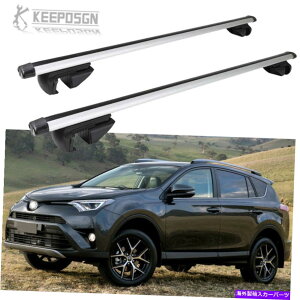 �N���X�o�[ �g���^RAV4�p01-18���[�t���b�N�N���X�o�[48 �A���~�j�E���ו��ݕ��L�����AA+ For Toyota RAV4 01-18 Roof Rack Cross Bar 48 Aluminium Luggage Cargo Carrier A+�y���s�A���i�z