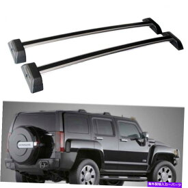 クロスバー ルーフラッククロスバー荷物キャリアアルミニウムw/ 06-10ハマーH3 H3T用ロック Roof Rack Cross Bars Luggage Carrier Aluminum w/ Lock For 06-10 Hummer H3 H3T