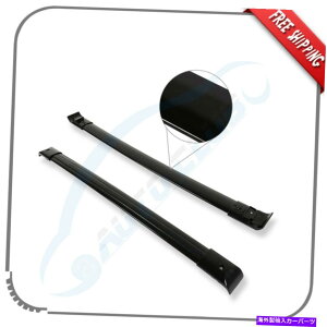 NXo[ Honda Odyssey 1999-2004[tbNubNNXo[[וUSAXgbN Fits Honda Odyssey 1999-2004 Roof Rack Black Cross Bar Rails Luggage USA Stock