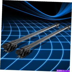 �N���X�o�[ F150�p�V���o�[�hYukon Sienna MDX 45 "L�A���~�j�E�����[�t���b�N���[���N���X�o�[ For F150 Silverado Yukon Sienna MDX 45" L Aluminum Roof Rack Rail Cross Bars