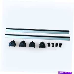 NXo[ 2x 48 "C`J[[tbNNX[o[ו]ԃ{[gLA\ 2x 48" Inch Car Roof Rack Cross Rail Bar Luggage Bicycle Boat Carrier Adjustable