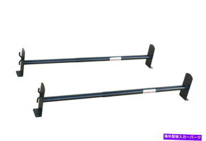 �N���X�o�[ �s�b�N�A�b�v�g���b�N�L���b�v�g�b�p�[2�o�[�L�����p�[�V�F�����_�[���[�t�o�����b�N�����\�ȃX�`�[�� Pickup Truck Cap Topper 2 Bar Camper Shell Ladder Roof Van Rack Adjustable Steel