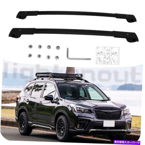 NXo[ 2014-2022XotHX^[NXo[ANZT[̕čXgbN[tbN US Stock Roof Rack for 2014-2022 Subaru Forester Cross Bar Rooftop Accessories