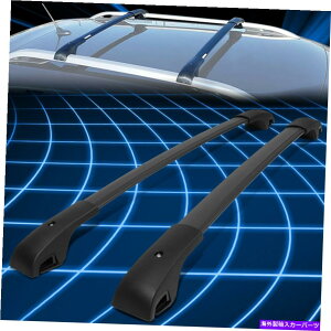 NXo[ 14-20̃W[v`FL[A~jE[tbN[NXo[/tuPbgt For 14-20 Jeep Cherokee Aluminum Roof Rack Rail Cross Bar w/Mounting Brackets