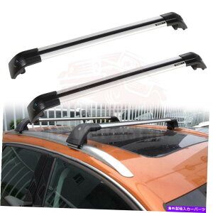 NXo[ וgbv[tbN[NXo[ݕq_CT^tF2013-2017 Luggage Top Roof Rack Rail Cross Bar Cargo For Hyundai Santa Fe 2013-2017