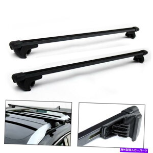 NXo[ 48 "jo[TJ[gbv[tbNCORSSo[וݕLAtbNL[ 48" Universal Car Top Roof Rack Corss Bar Luggage Cargo Carrier w/ Lock & Keys