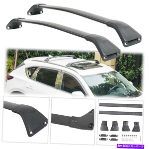 �N���X�o�[ 2PCS�ו��ݕ����[�t���b�N�N���X�o�[2017 2018 Mazda CX-5 W/ OEM���[�t���[�� 2PCS Luggage Cargo Roof Rack Cross Bar For 2017 2018 Mazda CX-5 w/ OEM Roof Rail�y���s�A���i�z