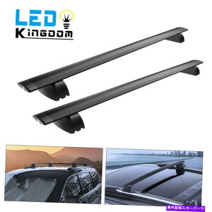 NXo[ 2011N2021NɂăW[vOh`FL[NXo[וbNtTCh[tוbN For 2011-2021 Jeep Grand Cherokee Cross Bars Luggage Racks w/ Grooved Side Rails