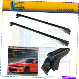 �N���X�o�[ 55�C���`�̃u���b�N�A���~�j�E�����[�t���b�N���[���N���X�o�[�L�����A�t���[�������\2PCS For 55 Black Aluminum Roof Rack Rail Cross Bars Carrier Frame Adjustable 2pcs�y���s�A���i�z