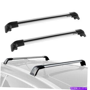 NXo[ VW Tiguan 2010-2018tHNX[Q[tbNNXo[וLAZbg For VW Tiguan 2010-2018 Volkswagen Roof Rack Cross Bar Luggage Carrier Set