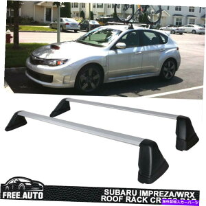 クロスバー フィット08-14スバルインプレッサwrx sti oeスタイルルーフラッククロスバーペア2pc Fits 08-14 Subaru Impreza WRX STi OE Style Roof Rack Cross Bar Pairs 2Pc